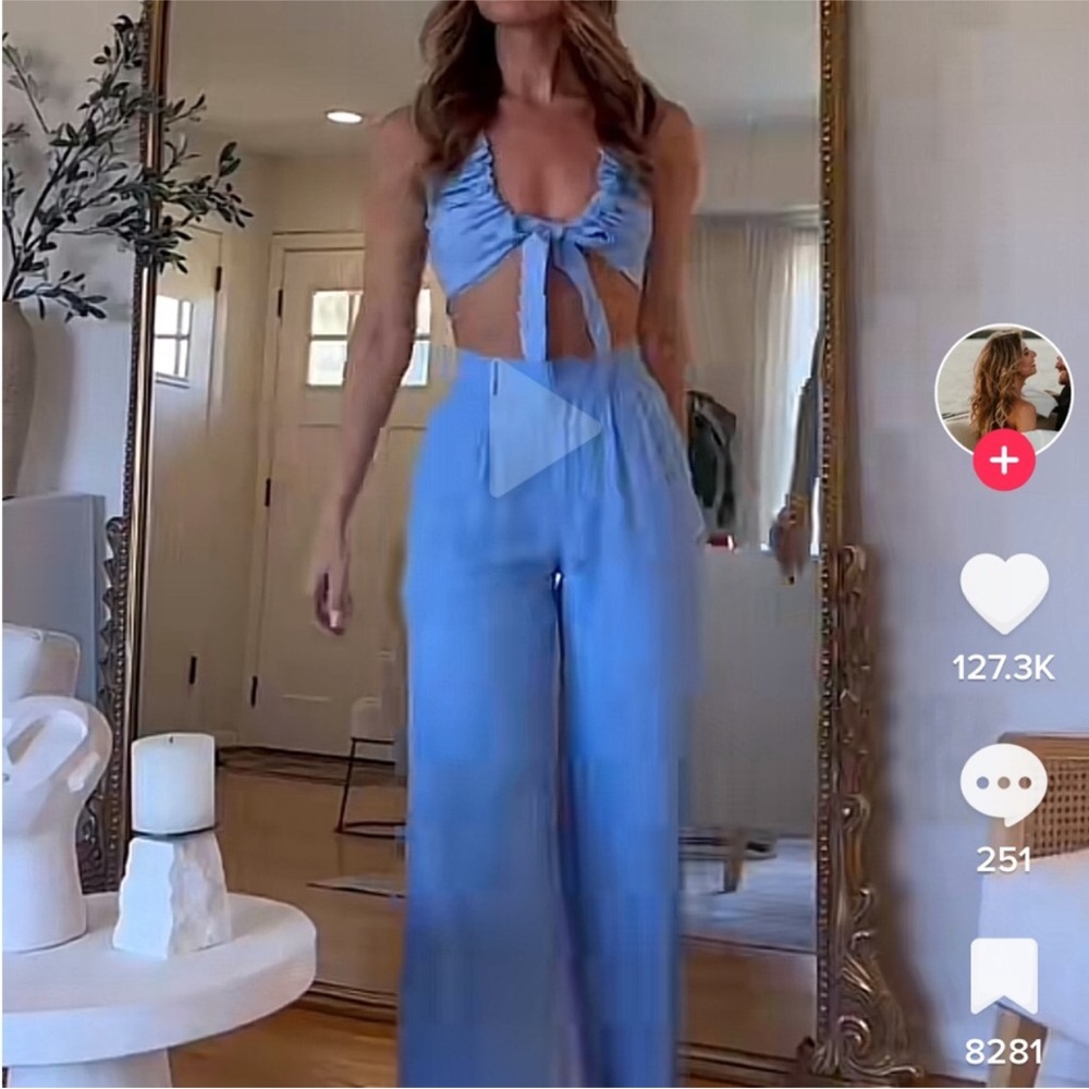 Linen Two Piece Set